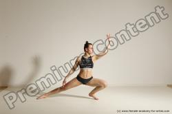 Modern dance poses of Rea