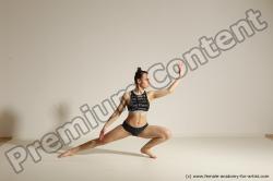 Modern dance poses of Rea