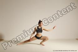 Modern dance poses of Rea