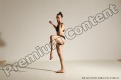 Modern dance poses of Rea