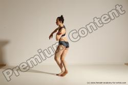 Modern dance poses of Rea