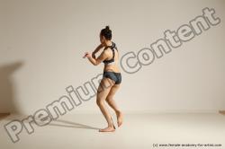 Modern dance poses of Rea