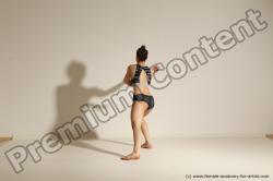 Modern dance poses of Rea