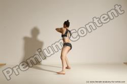 Modern dance poses of Rea