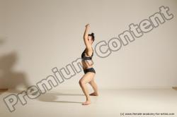 Modern dance poses of Rea