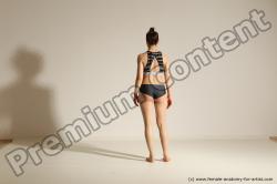 Modern dance poses of Rea