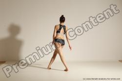 Modern dance poses of Rea