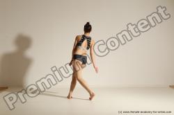 Modern dance poses of Rea