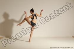 Modern dance poses of Rea