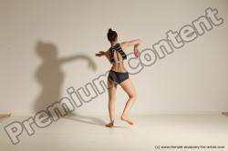 Modern dance poses of Rea