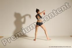 Modern dance poses of Rea