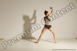 Modern dance poses of Rea