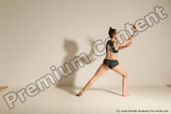 Modern dance poses of Rea