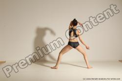 Modern dance poses of Rea