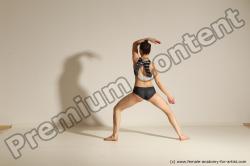 Modern dance poses of Rea