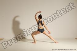 Modern dance poses of Rea