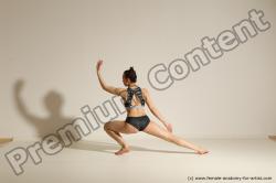 Modern dance poses of Rea