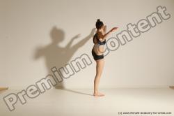 Modern dance poses of Rea