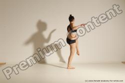 Modern dance poses of Rea