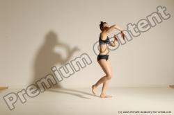 Modern dance poses of Rea