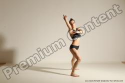 Modern dance poses of Rea