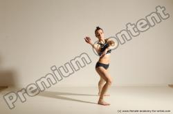 Modern dance poses of Rea