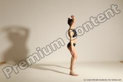 Modern dance poses of Rea