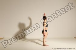 Modern dance poses of Rea