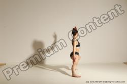 Modern dance poses of Rea