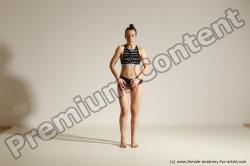 Modern dance poses of Rea