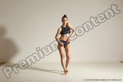 Modern dance poses of Rea