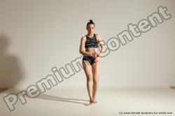 Modern dance poses of Rea