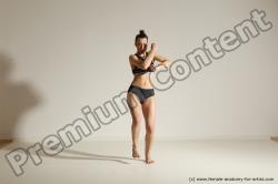 Modern dance poses of Rea