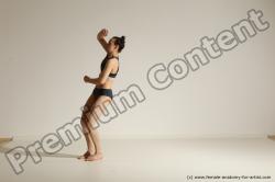 Modern dance poses of Rea