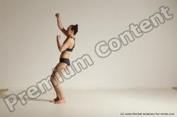 Modern dance poses of Rea