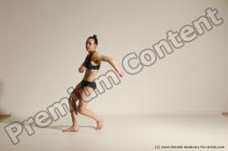 Modern dance poses of Rea
