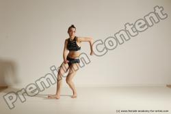 Modern dance poses of Rea