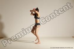 Modern dance poses of Rea