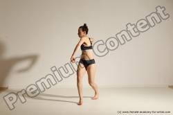 Modern dance poses of Rea