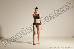 Modern dance poses of Rea