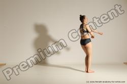 Modern dance poses of Rea