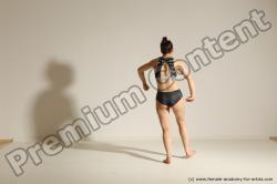 Modern dance poses of Rea