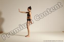 Modern dance poses of Rea
