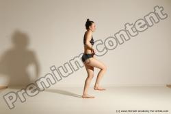 Modern dance poses of Rea