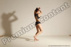 Modern dance poses of Rea