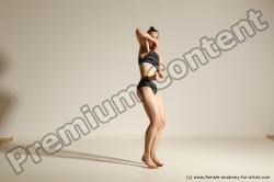 Modern dance poses of Rea