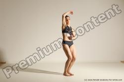 Modern dance poses of Rea