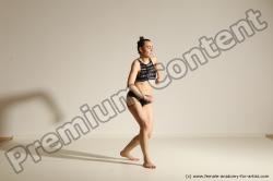 Modern dance poses of Rea