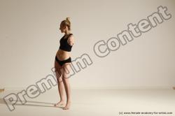 Modern dance poses of Anavi