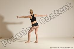 Modern dance poses of Anavi